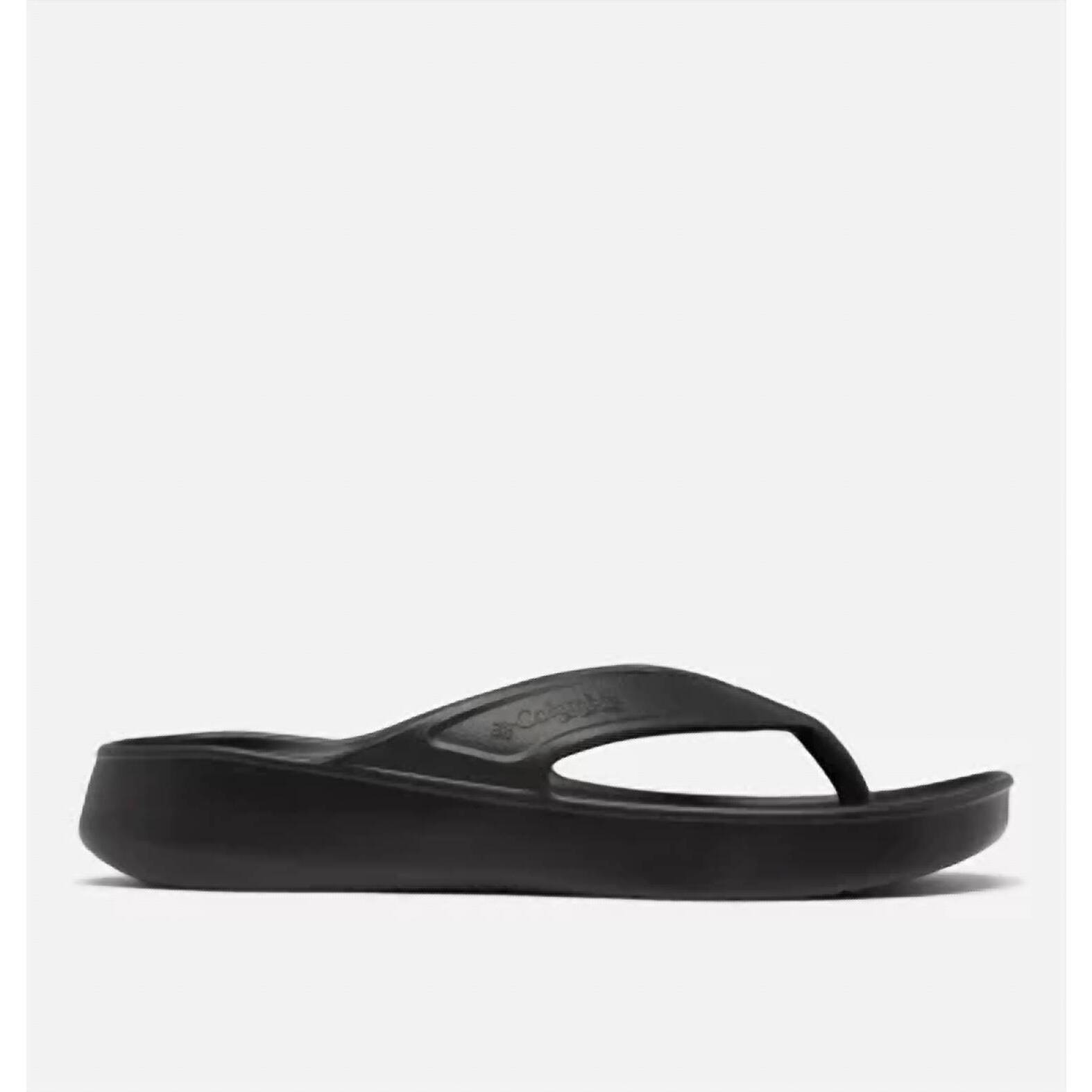 New Columbia Men's Boatside Flip Pfg Sport Sandal In Black